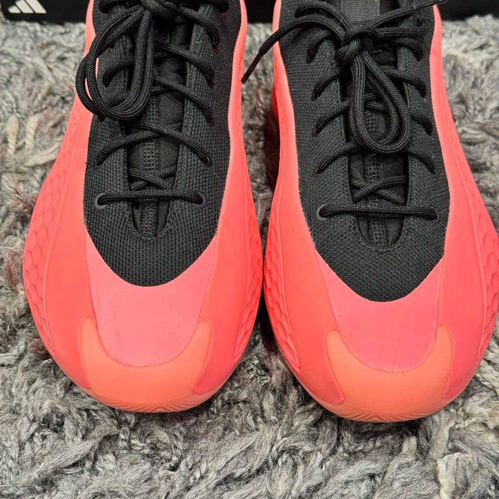 adidas AE 1 Low Mural Size 12 Mens Pink Black Basketball Sneakers 2024 JI4068